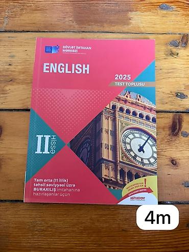Testlər: İngilis dili Testlər 11-ci sinif, RM, 2-ci hissə, 2022 il — 5