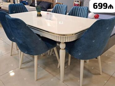 Uşaq və gənc otağı üçün dəstlər: Yeni, 6 stul