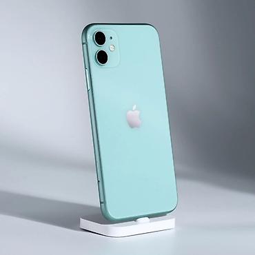 IPhone 11, Б/у, 128 ГБ, Зеленый, Чехол, Защитное стекло, Зарядное устройство, 90 %