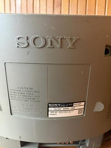 Televizorlar: Sony Trinitron Wega kineskop televizor - Model: Sony KV-SW21M80 — 2