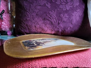 Kuhinjski setovi: Tanjir nov vintaz slika u staklu,rucni rad. univerzalan. Turski — 12