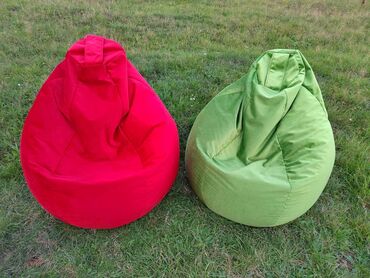 stolice na ljuljanje kupujemprodajem: Lazy bag, bоја - Crvena, Novo