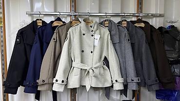 шинел: Пальто, Шинель, Осень-весна, Сукно, Короткая модель, С поясом, Стандарт — 4