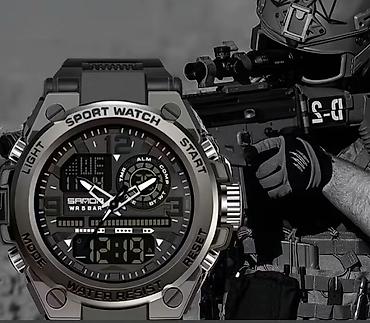 Спортивные часы: Спортивные часы часы, Таймер и секундомер, Водонепроницаемые, Оригинал, Мужские, Новый — 7