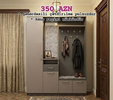 Qonaq otağı/dəhliz üçün funksional dəst – asqılıqlı giriş mebeli