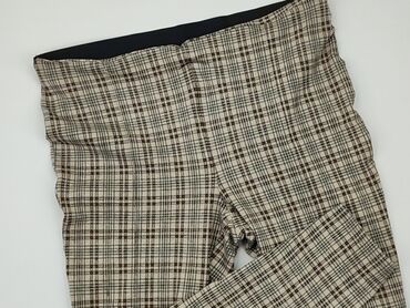 t shirty brązowy: Material trousers, C&A, 2XL (EU 44), condition - Good
