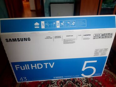 televizor smart: Yeni Televizor Samsung 43" Ünvandan götürmə