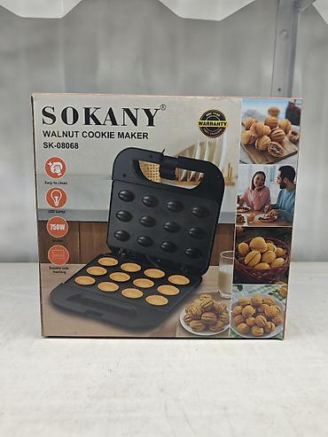листы для духовок: Электропечь для печенья «орешки» SOKANY SK-08068 - Мощность: 750 Вт - — 1