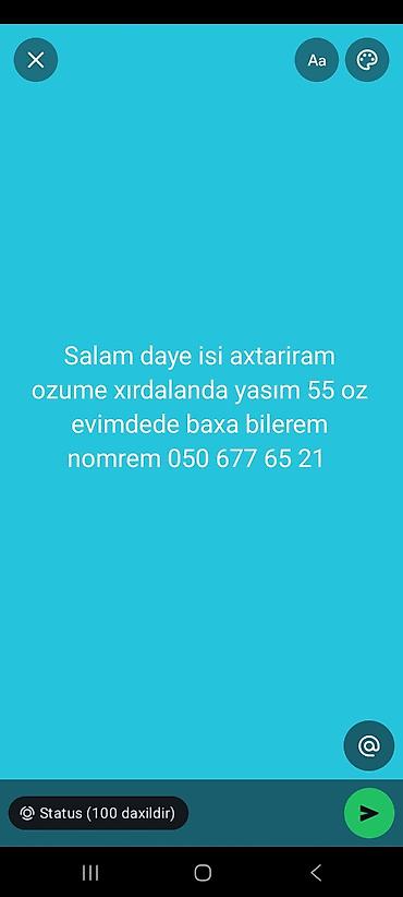 Daya xidməti – Xırdalan - Uşaq baxımı üzrə xidmət təklif olunur - lalafo.az -da Daya xidməti – Xırdalan - Uşaq baxımı üzrə xidmət təklif olunur -