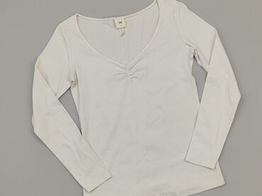 bluzki białe długi rekaw: Bluzka Damska, H&M, M, stan - Dobry