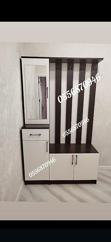 Ayaqqabı dolabları: Yeni, 2 qapılı, Qəhvəyi, Digər material Ayaqqabı dolabı — 3