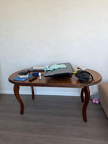 taxta tavanlar: Klassik masa, İşlənmiş, Açılan, Taxta, Oval masa — 2