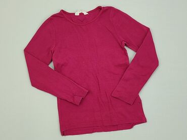 elegancka bluzka pudrowy róż: Bluzka, H&M, 5-6 lat, 110-116 cm, stan - Dobry