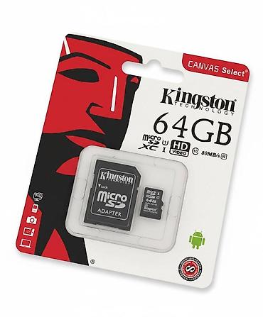 windows surface: Карта памяти micro SD Kingston Canvas Select microSDHC 64 GB, класс — 1