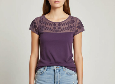 koszulka w cytryny hm: H&M, Women`s T-shirt, size S