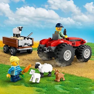 фермер: LEGO City 60461 Tractor with Trailer — набор из 116 деталей для — 4