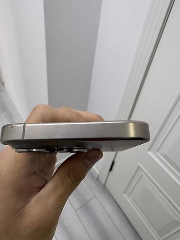 Apple iPhone: IPhone 15 Pro, Б/у, 512 ГБ, Natural Titanium, Коробка, 85 % — 6