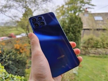 Adapterlər: Honor X8, 128 GB, rəng - Mavi, Barmaq izi, İki sim kartlı