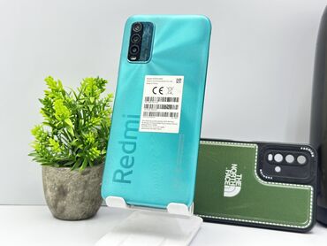 соковыжималка мега: Redmi, Redmi 9T, Колдонулган, 128 ГБ, түсү - Көк, 2 SIM