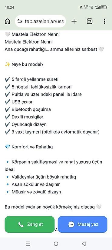 lay lay matras: Oğlan və qız üçün, Yeni, Dördbucaq, Beşik, Dəst ilə, Matras ilə, Yellənmə mexanizmi ilə — 8
