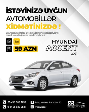 Yük daşımaları: Günlük, Hyundai, Depozitsiz