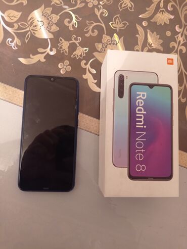 Xiaomi: Xiaomi Redmi Note 8, 128 GB, rəng - Mavi, 
 Barmaq izi