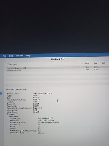 cpu i7: İşlənmiş Apple MacBook, 15.4 ", Intel Core i7, 256 GB, Ünvandan götürmə, Pulsuz çatdırılma, Ödənişli çatdırılma — 6