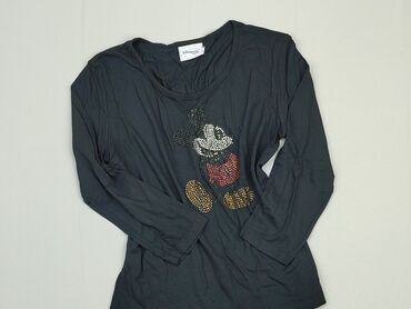 czarne eleganckie bluzki plus size: Блуза жіноча, M, стан - Хороший
