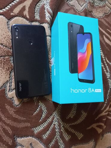 honor 7 qiymeti: Honor 8A Pro, 64 ГБ, цвет - Черный, Сенсорный, Отпечаток пальца, Две SIM карты