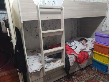 детская кровать двух яростный: Двухъярусная детская кровать, ЛДСП