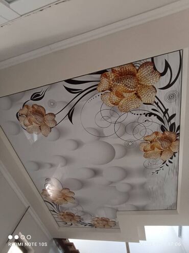 Натяжной потолок: Натяжной потолок Глянцевое, Матовое, 3D потолки Бесплатный замер, Гарантия, Монтаж — 15