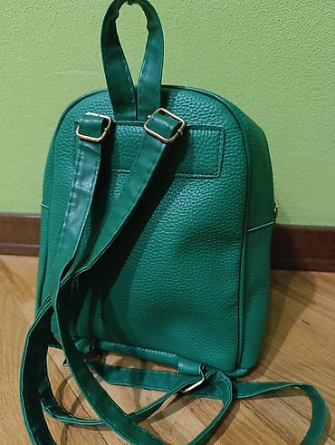 Rukzaklar: Мини рюкзак GUESS ручная работа цвет:зеленый — 3
