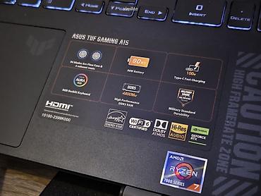 notebook 200: İşlənmiş ASUS TUF Gaming, 15 ", AMD Ryzen 7, 512 GB — 2
