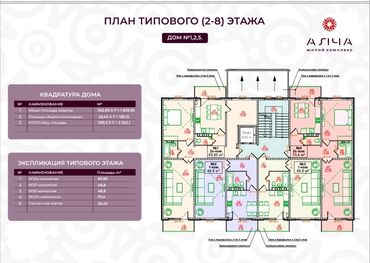 квартира профсоюзная: 1 бөлмө, 48 кв. м, 4 кабат, ПСО (өзү оңдоп түзөтүп бүтүү үчүн)