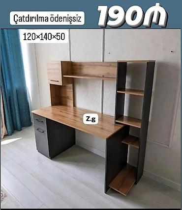 masa transformatoru: Düz masa, Polkalı, Siyirməli, Teksturalı laminat — 1