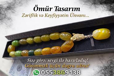 медаль: Ömür Tasarım – Zəriflik və Keyfiyyətin Ünvanı Məhsul: Dizayn təsbeh — 2