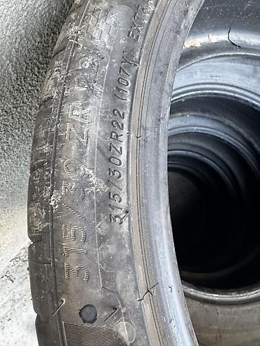 Шины: Шины 315 / 30 / R 22, Лето, Б/у, Комплект, Легковые, Германия, Michelin — 6