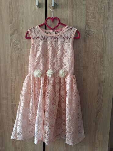 pink haljinica: Mini, Kratak rukav