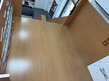 play zone: Детский игровой модуль из ЛДСП с горкой, лестницами и антресольной — 1