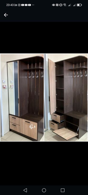 Dolablar: Yeni, Açılan, 2 qapılı Düz dolab, Dəhliz dolabı, Türkiyə — 3