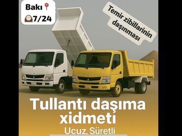 Boşqablar: Təmir tullantılarının daşınması xidməti təklif olunur. Bu xidmət