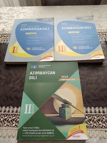 Другие книги и журналы: Kitablar,testlər,ədəd ilə və hamısı birlikdə olar almaq.Ədədi yarı — 10