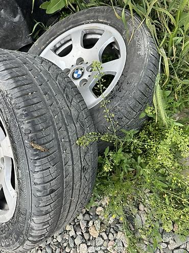 Транспорт: Комплект из 4 оригинальных литых дисков BMW с шинами. Характеристики — 7
