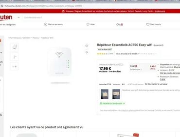 Modemi, ruteri i mrežni uređaji: *** AKCIJA *** #2738 Proširenje WiFi ESSENTIEL-B Model: Easy Wifi — 10