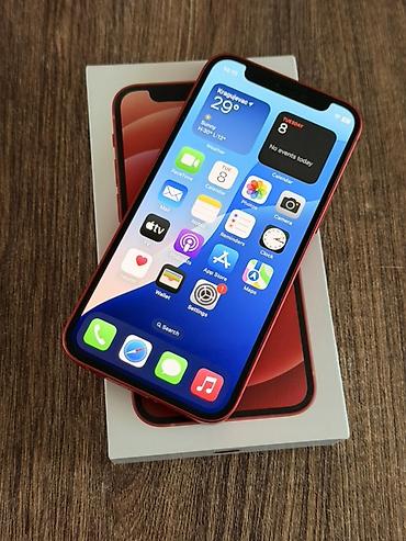 Apple iPhone: Apple iPhone 12 mini (PRODUCT)RED - Ekran: 5.4" Super Retina XDR — 5