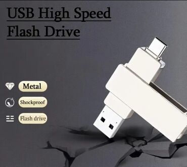 Flash kartlar: Flash kart 128 GB, USB type C, Yeni — 3