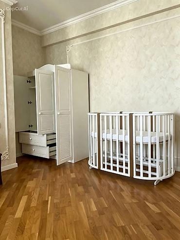 Uşaq otağı mebel dəsti - Ağımtıl rəngdə çoxfunksiyalı beşik: oval lalafo.az -da Uşaq otağı mebel dəsti - Ağımtıl rəngdə çoxfunksiyalı beşik: oval