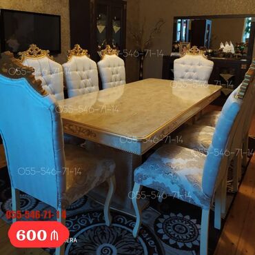 кухонные стулья: Qonaq otağı üçün, Yeni, 6 stul