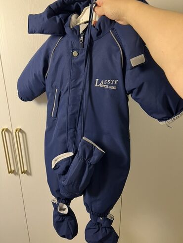 современные коляски для новорожденных: Детский зимний комбинезон Lassye, рост 68 см. Характеристики: - Цвет