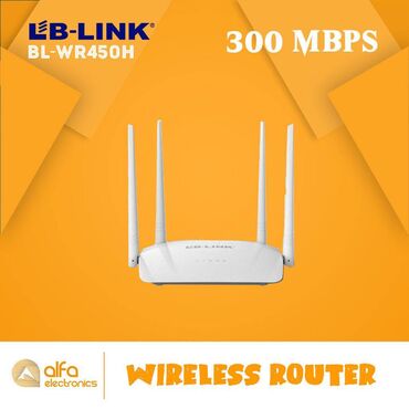 repeater wifi router: Lb-Link BL-WR450H 300Mbps Məhsul: 300 Mbps Wireless N router, Access
